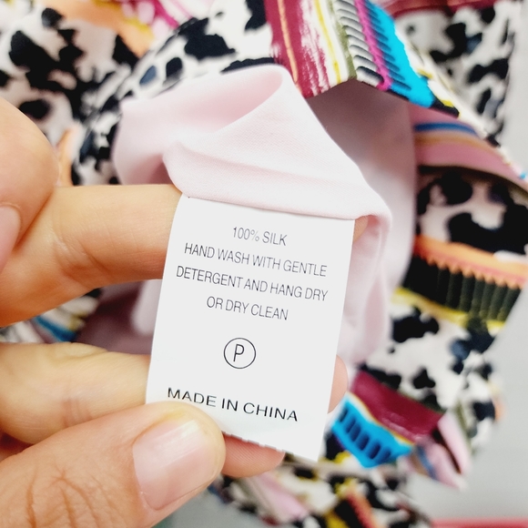 Marie Oliver Silk Faux Wrap Top - Picture 11 of 12